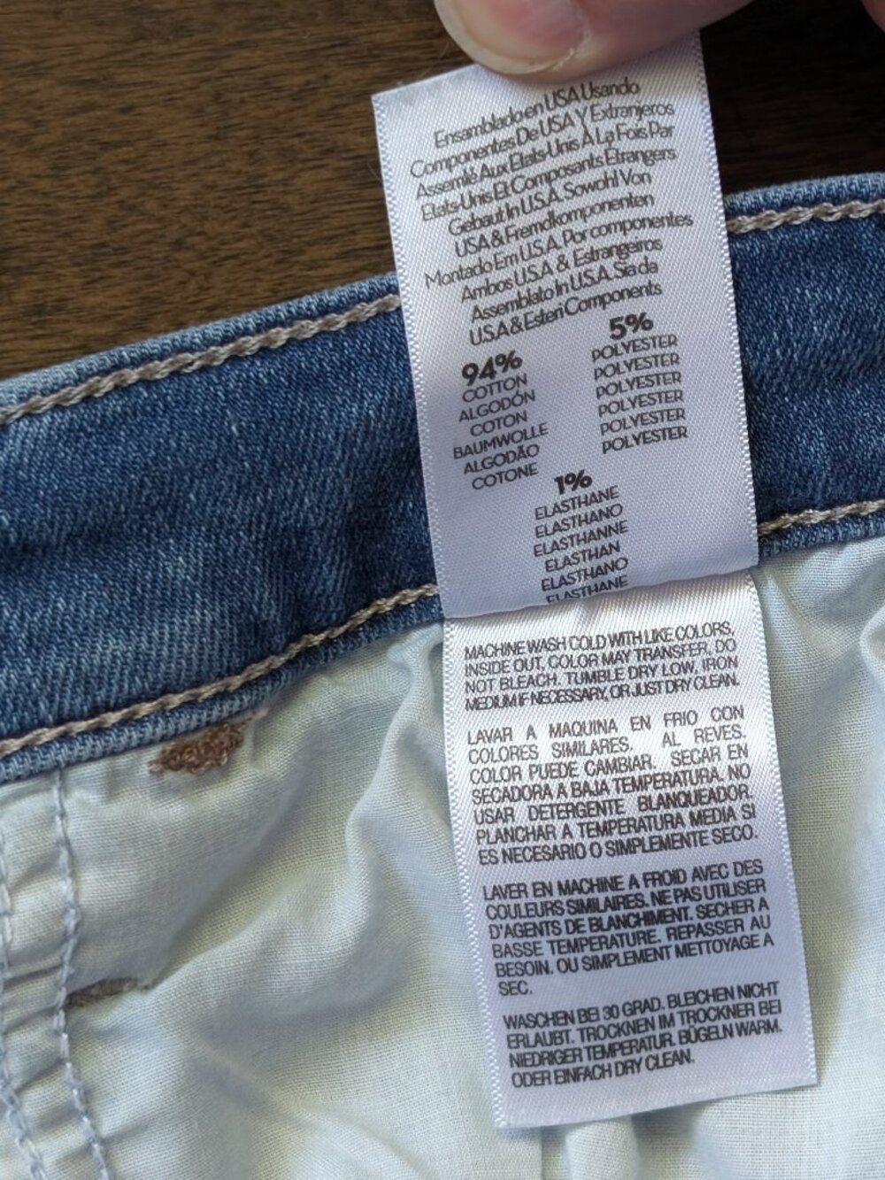 Mother Hustler Ankle Fray Jeans Size 30 - Picture 8 of 9